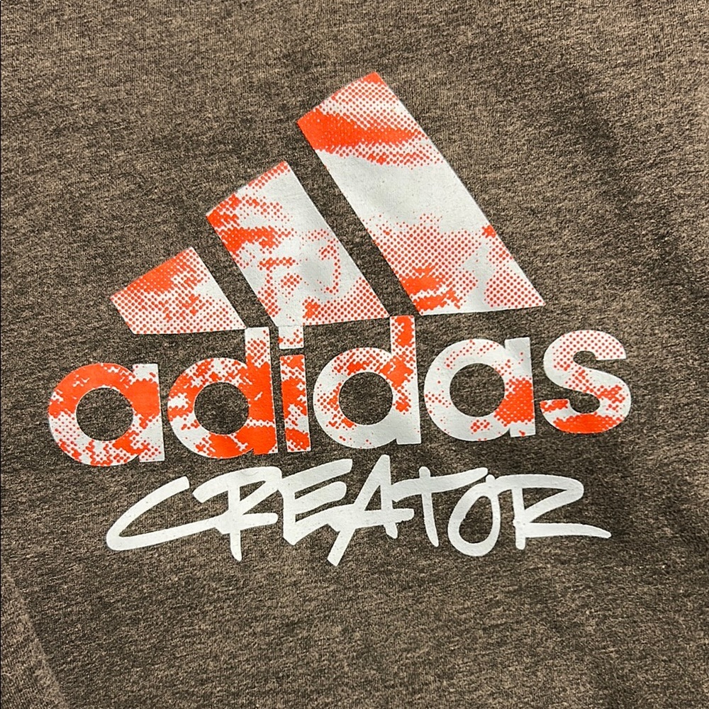 Adidas Kids Brown and Orange Sweater